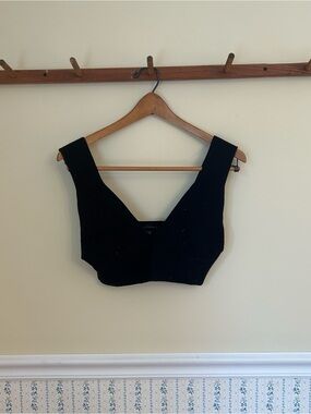 BRAND NEW WOT House of Harlow 1960 Ribbed Mini Crop Top